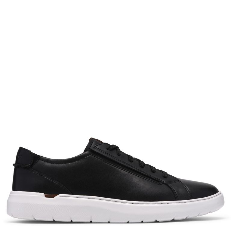 Zapatilla Urbana Hombre Cuero Negro