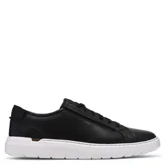 CLARKS - Zapatilla Urbana Hombre Cuero Negro