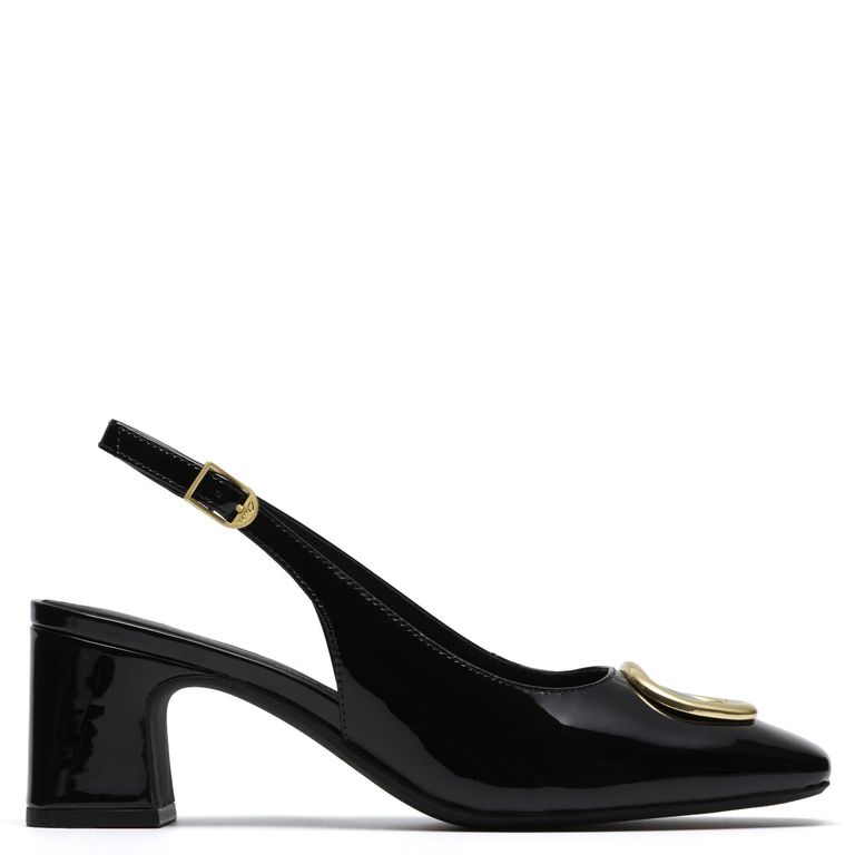 Zapato Formal Mujer Cuero Negro