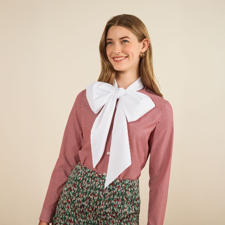 MARIA DE LA ORDEN Blusa Fairy Lazo 100% Algodón Mujer Mdlo