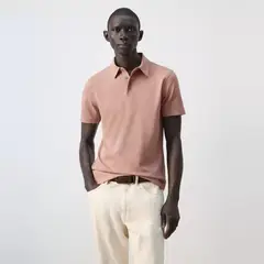 MANGO MAN - Polera Piqué Slim Fit Hombre
