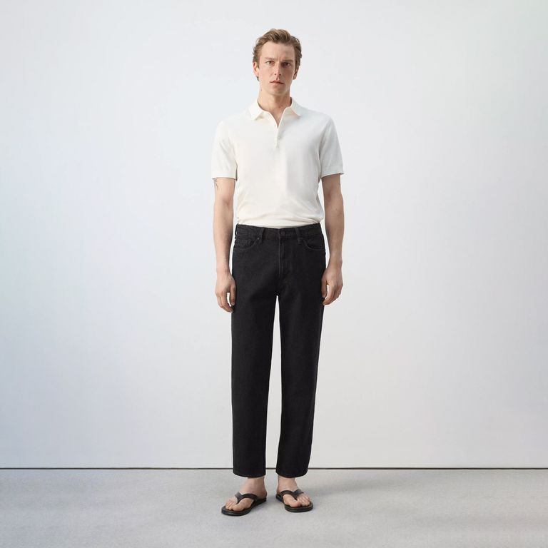 Jeans Sammy Cropped Carrot Fit Hombre