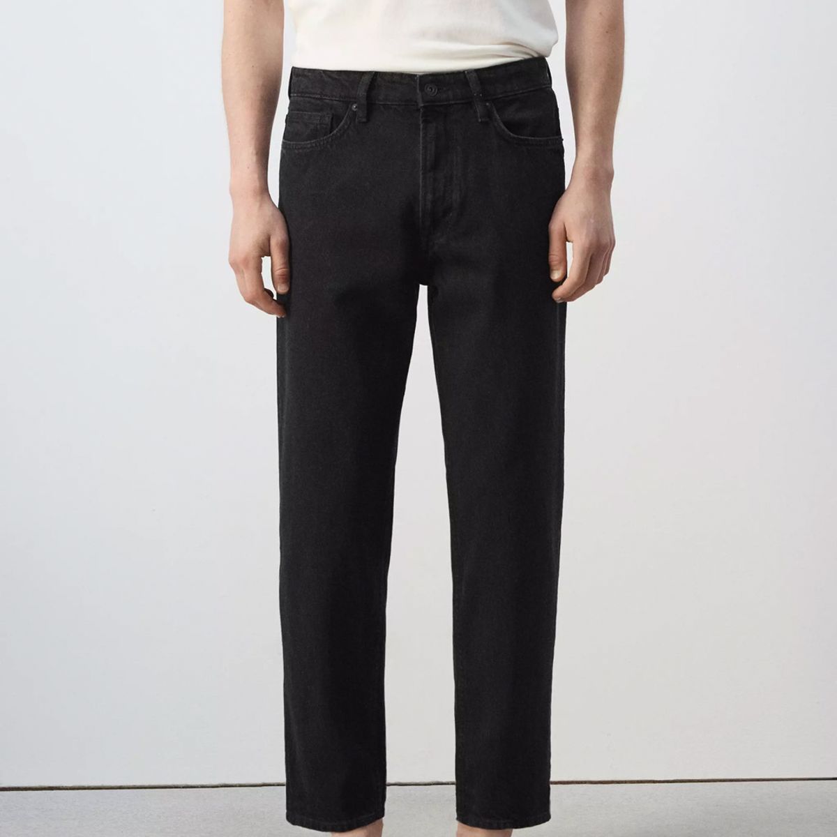 MANGO MAN - Jeans Sammy  Cropped Carrot Fit Hombre Mango Man