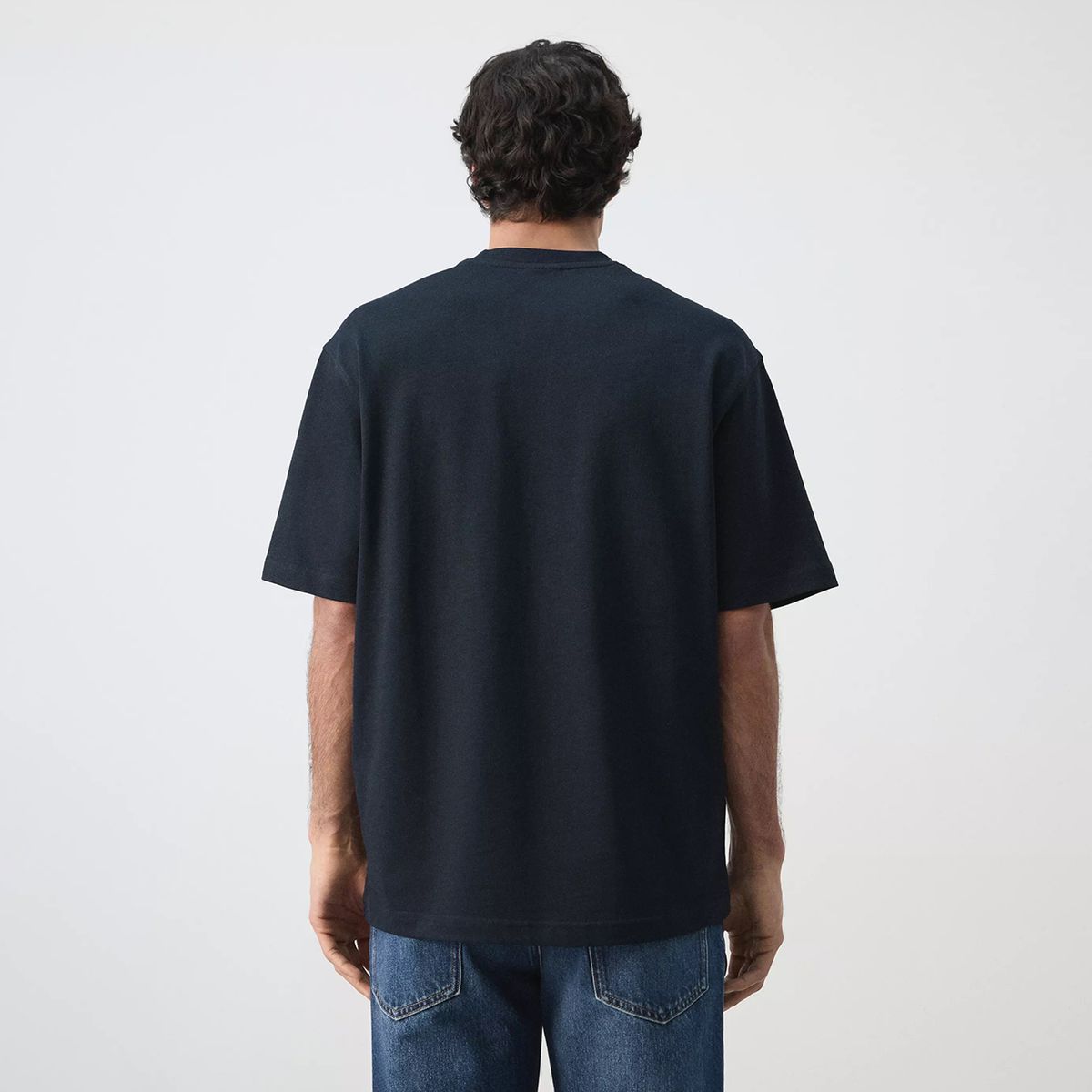MANGO MAN - Polera Heavy Weight Relaxed Fit Hombre Mango Man