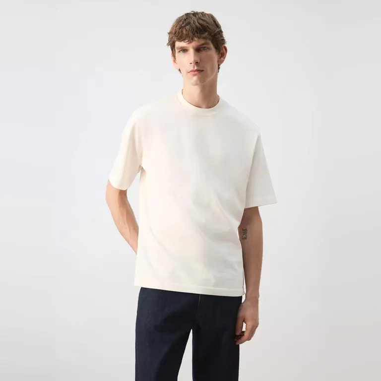 Polera Heavy Weight Relaxed Fit Hombre