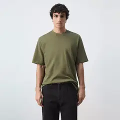 MANGO MAN - Polera Heavy Weight Relaxed Fit Hombre