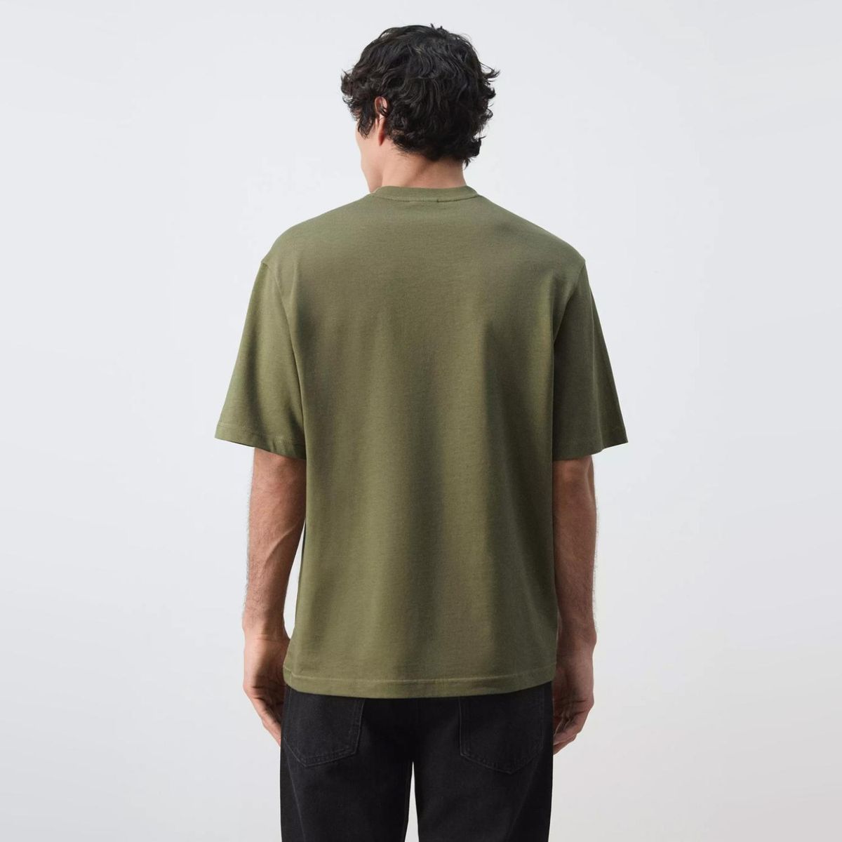MANGO MAN - Polera Heavy Weight Relaxed Fit Hombre Mango Man