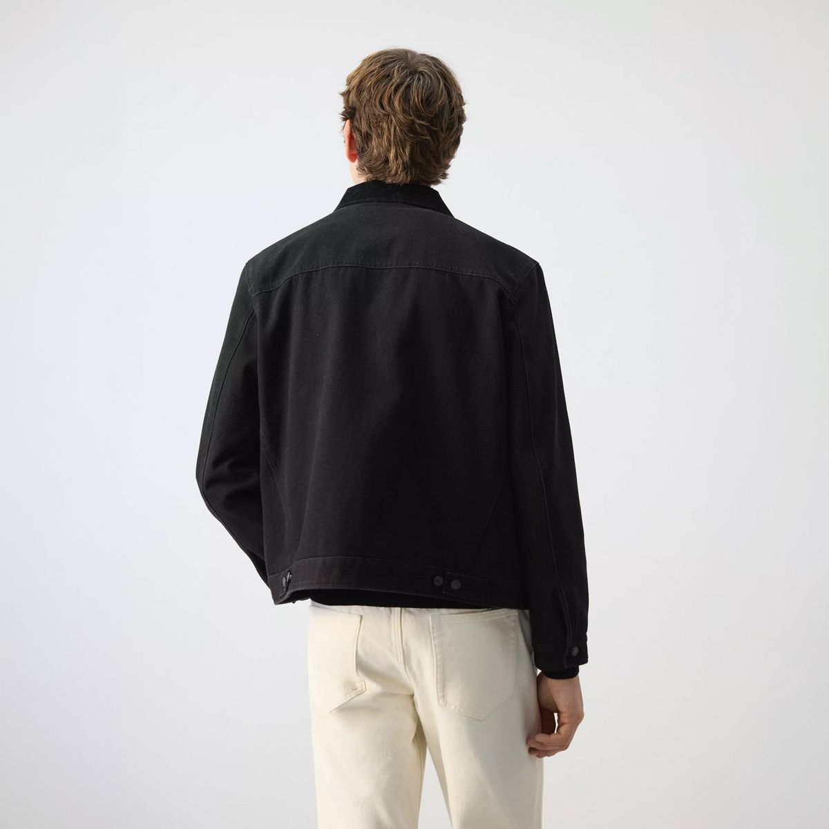 MANGO MAN - Chaqueta Vaquera Cuello Cotelé Hombre Mango Man