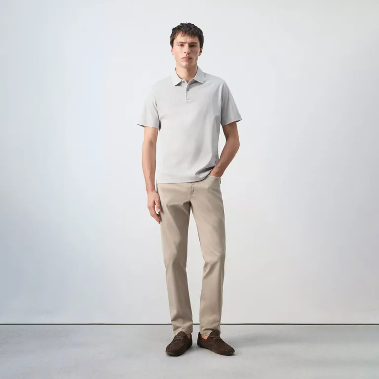 Pantalon 100% Algodón Regular Fit Hombre