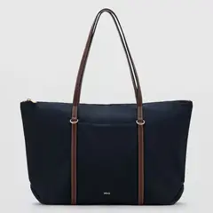 MANGO - Cartera Shopper Doble Asa Mujer