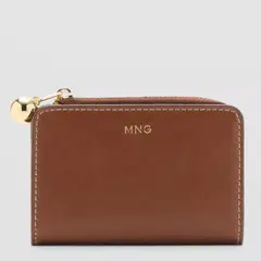 MANGO - Billetera Pequeña Mini Abalorio Mujer