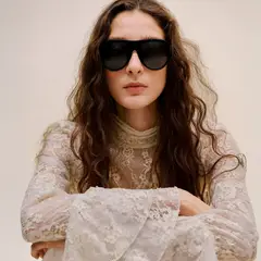 MANGO - Blusa Bordada Volantes Mujer
