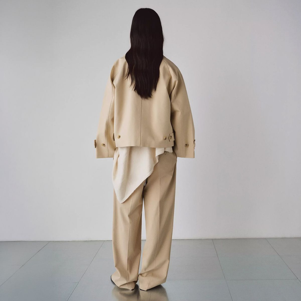 MANGO - Trench Corto Oversize Mujer Mango