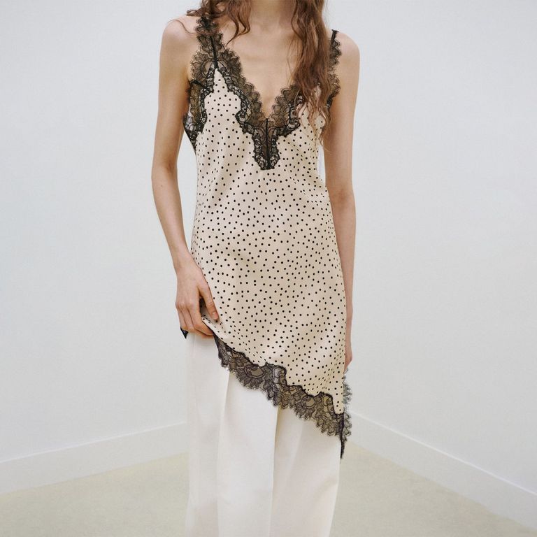 Top Lencero Lunares Mujer