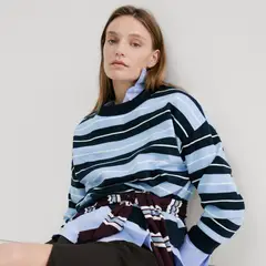 MANGO - Sweater Punto Rayas Mujer