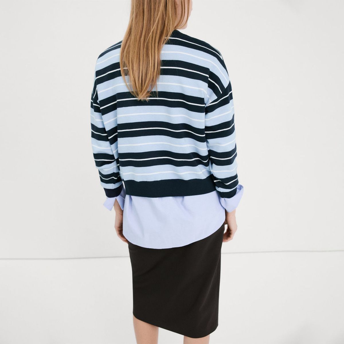 MANGO - Sweater Punto Rayas Mujer Mango