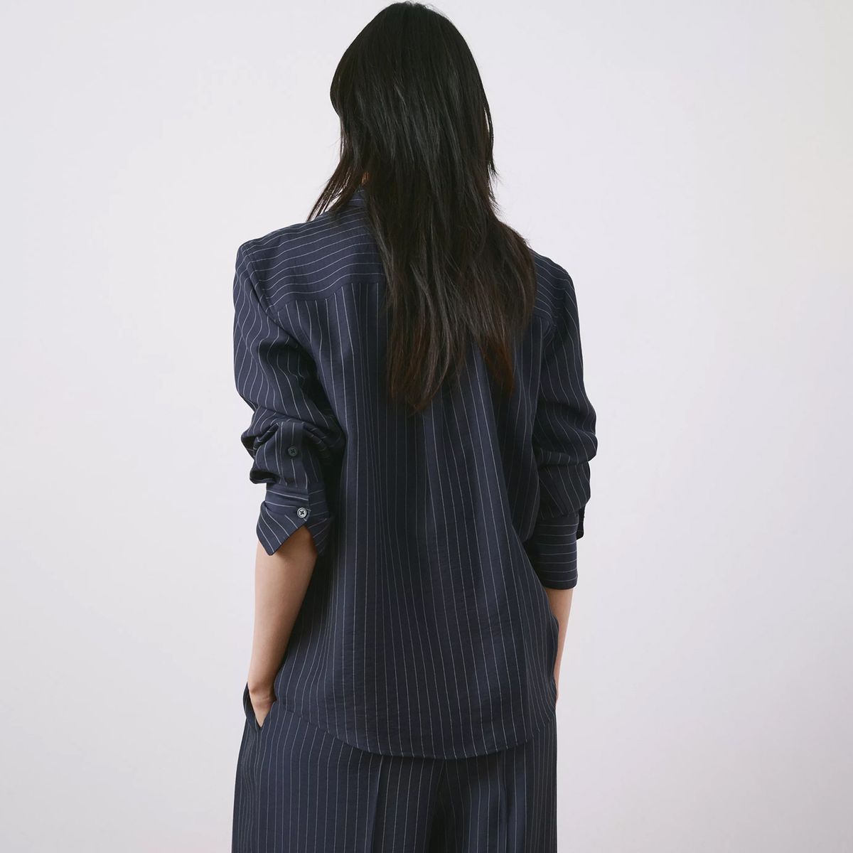MANGO - Blusa Raya Diplomática Mujer Mango