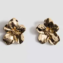 MANGO - Aro Diseño Flor Mujer