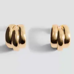 MANGO - Aro Semiaro Relieve Mujer