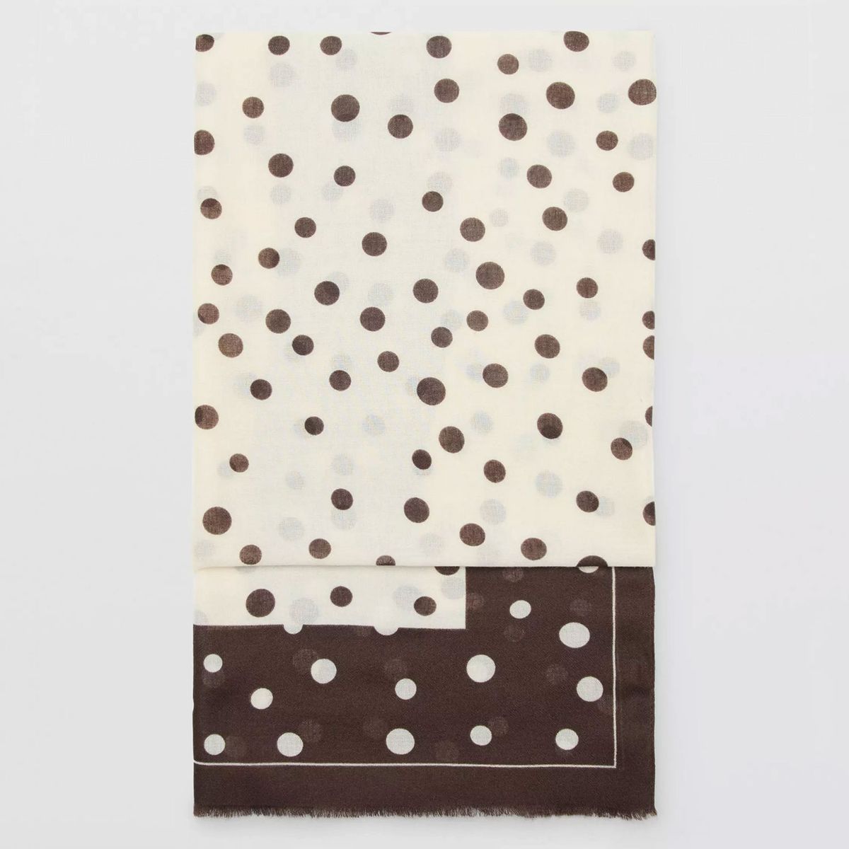 MANGO - Fular Estampado Lunares Mujer Mango