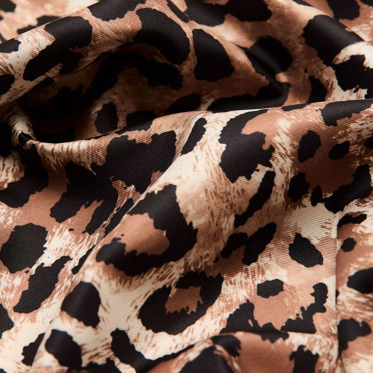 MANGO - Pañuelo Estampado Animal Mujer Mango