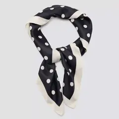 MANGO - Pañuelo Satinado Lunares Mujer