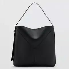 MANGO - Bolso Bucket Tamaño Grande Mujer