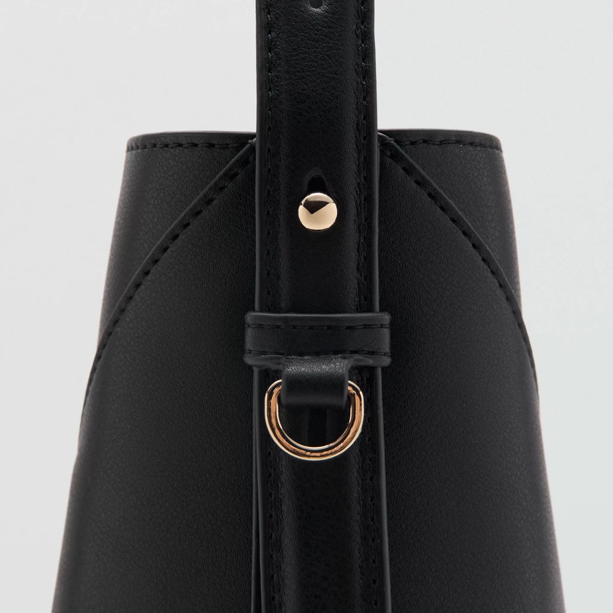 MANGO - Bolso Bucket Tamaño Grande Mujer Mango