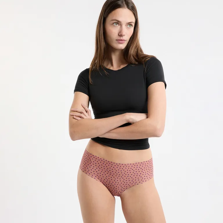 Calzón Hipster Confort Print Mujer