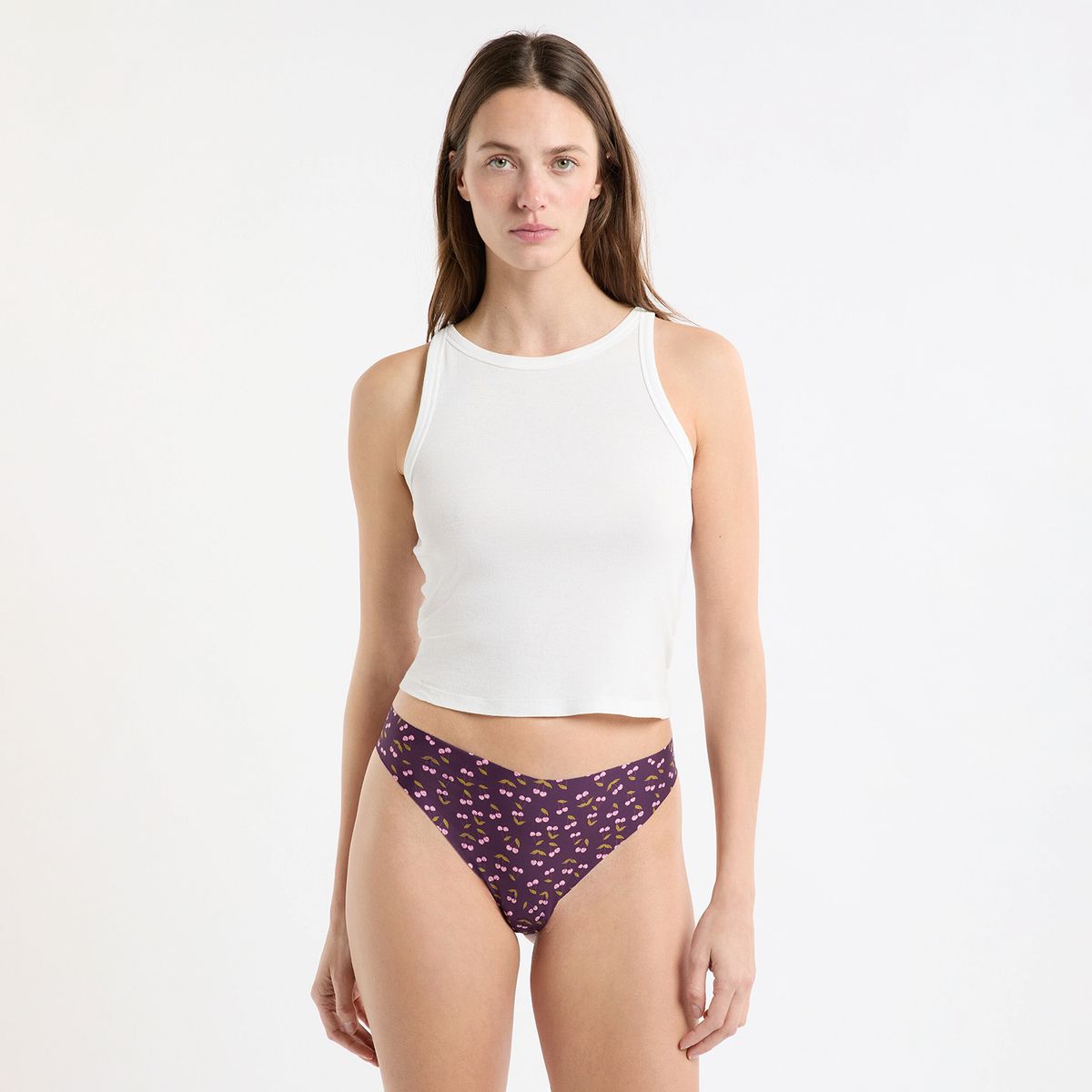 ETAM - Calzón Mujer Confort Print Tanga Mujer Etam