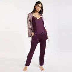 ETAM - Pijama Set 3 Piezas Monarque Mujer