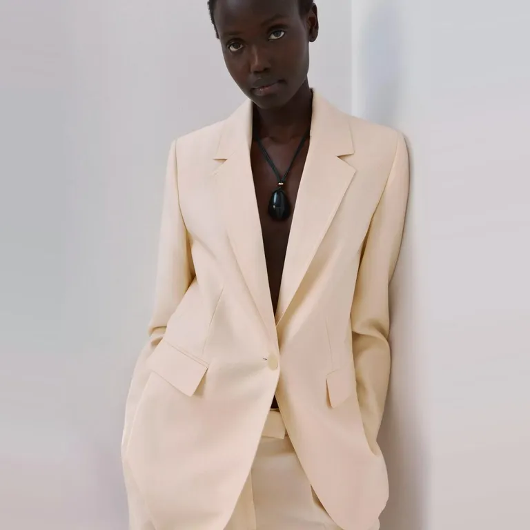 Blazer Traje Lyocell Mujer