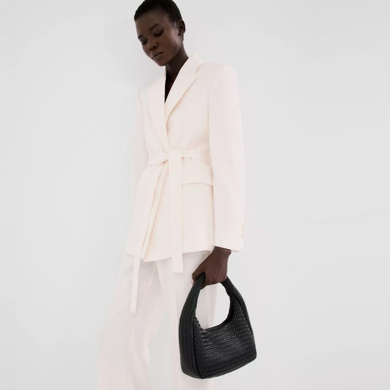 Blazer Traje Fular Mujer