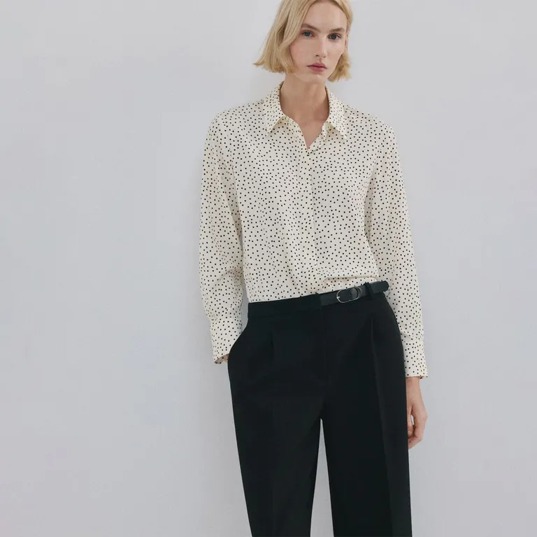 Blusa Recta Animal Print Mujer
