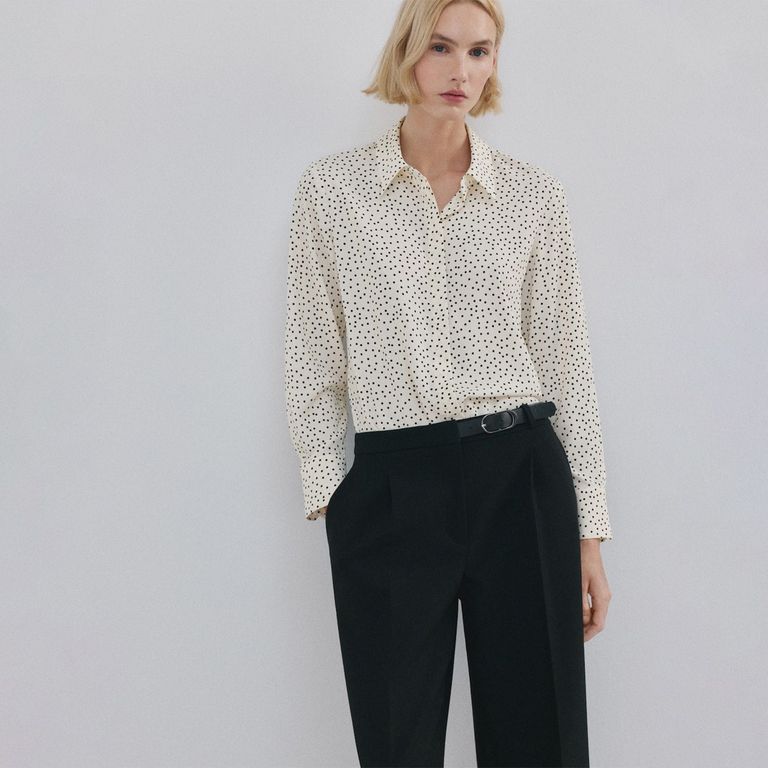 Blusa Recta Animal Print Mujer