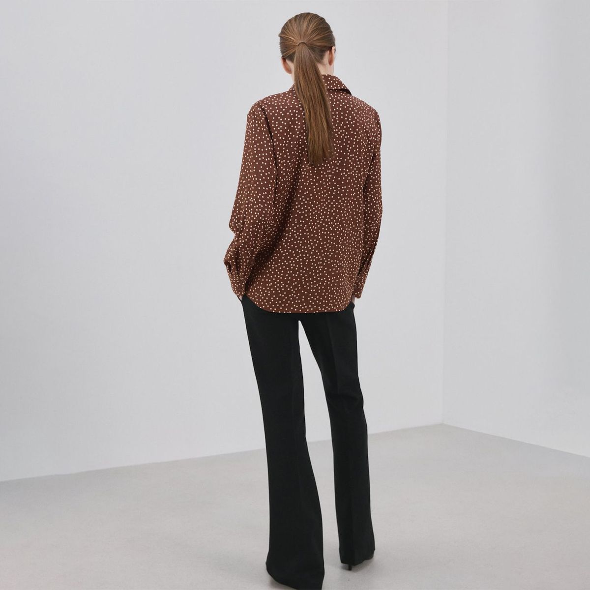 MANGO - Blusa Recta Animal Print Mujer Mango