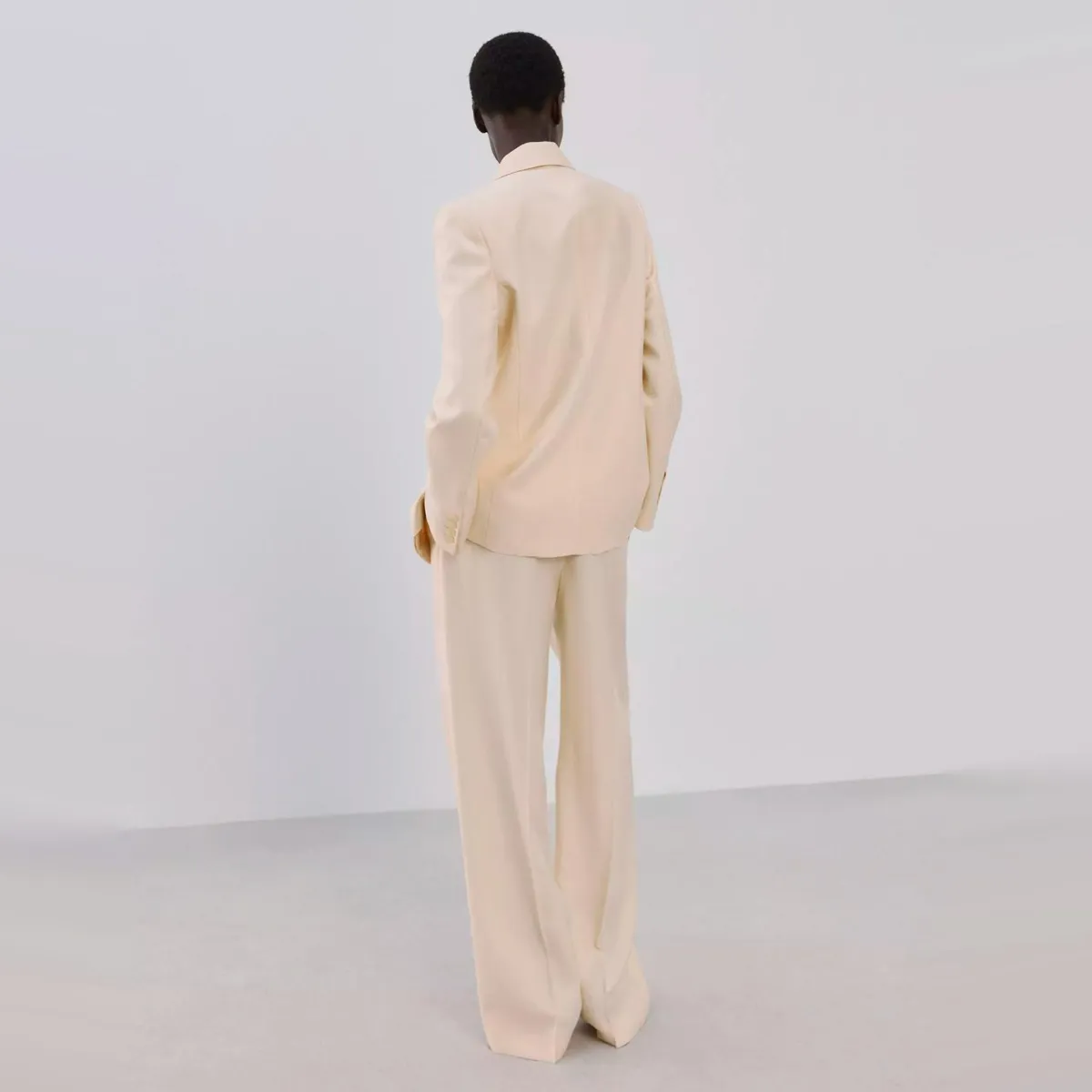 MANGO - Pantalón Lyocell Tiro Bajo Mujer Mango