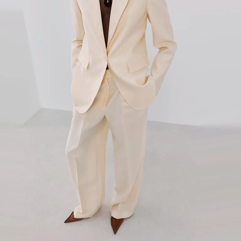 Pantalón Lyocell Tiro Bajo Mujer