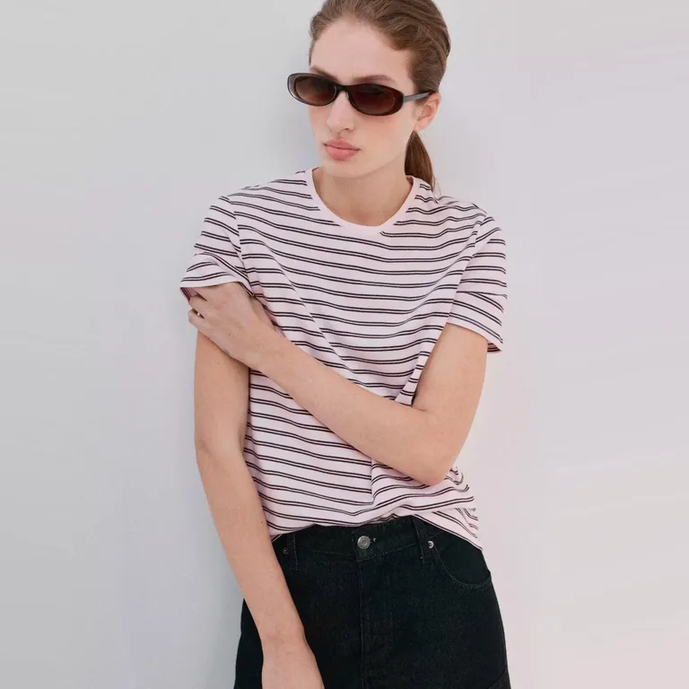 Polera Algodón Manga Corta Mujer