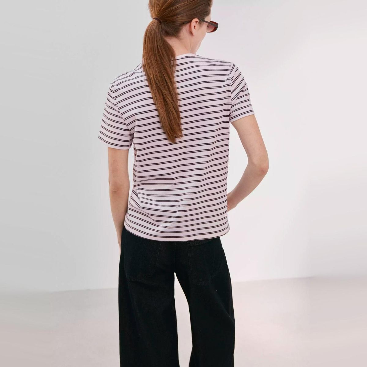 MANGO - Polera Algodón Manga Corta Mujer Mango