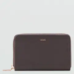 MANGO - Billetera Efecto Safiano Mujer