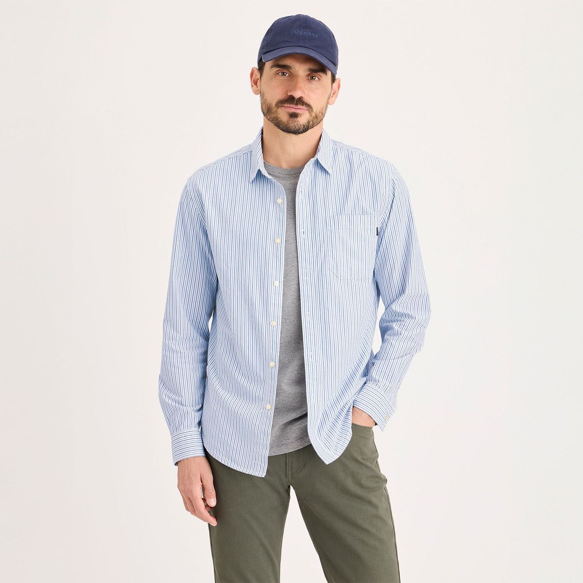 DOCKERS - Camisa Hombre Algodón Dockers