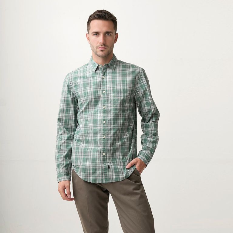 DOCKERS Camisa Hombre Algodón
