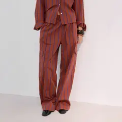 MANGO - Pantalón Cargo Bolsillos Laterales Mujer