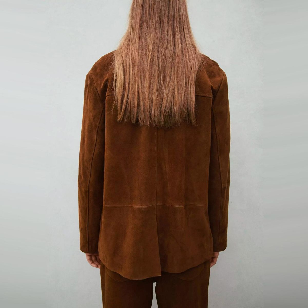 MANGO - Blazer Recta Ante Pespunte Mujer Mango