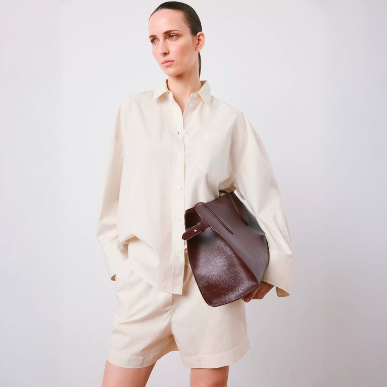 Blusa Algodón Oversize Mujer