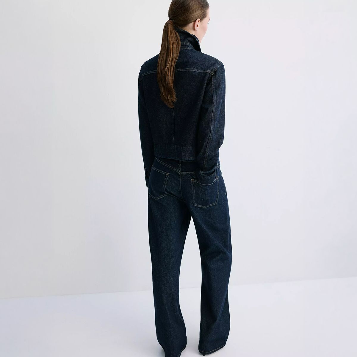 MANGO - Chaqueta Vaquera Entallada Bolsillos Mujer Mango