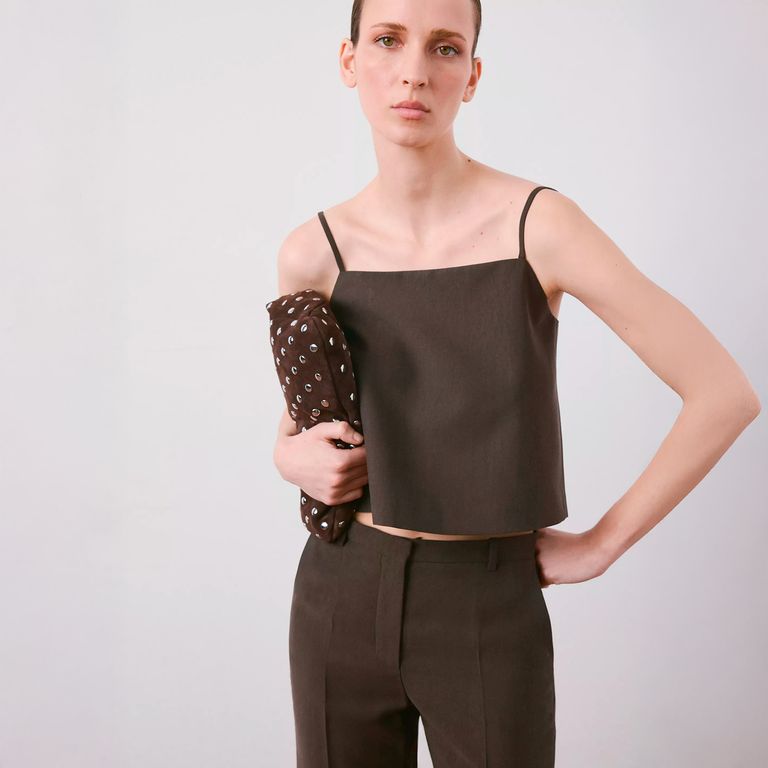 Chaleco Traje Lyocell Mujer