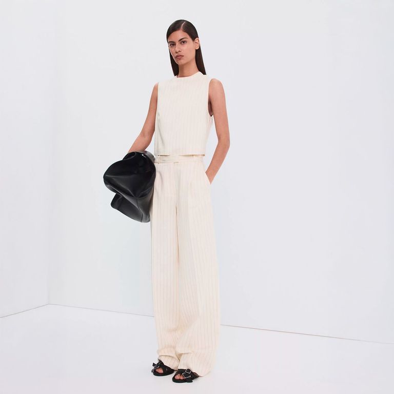 Pantalón Traje Raya Diplomática Mujer
