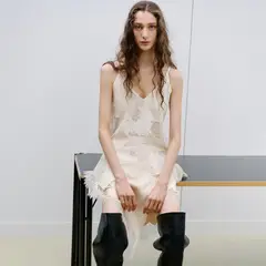 MANGO - Top Lencero Encaje Mujer